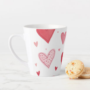 Café Latte taza de corazón