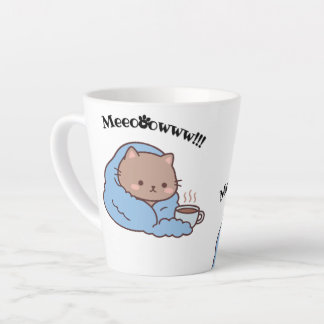 Café Latte Taza de gato lindo