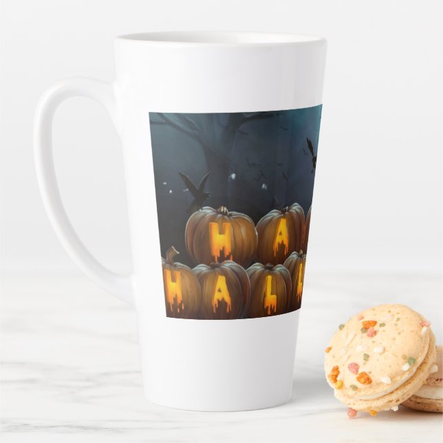 Café Latte taza de Halloween (In situ)