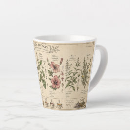 Café Latte Taza de hierbas botánicas –