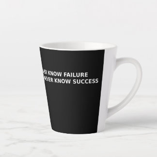 Café Latte Taza de Mentalidad de Éxito: Fuerza a Través de la