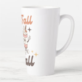 Café Latte Taza de Pumpkin Spice – ¡Es Otoño, Todos! 