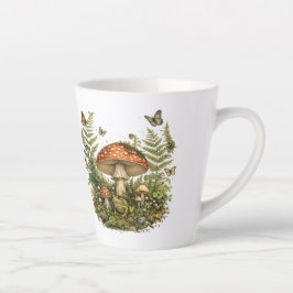 Café Latte Taza de rana y hongo del bosque caprichoso | Cotta