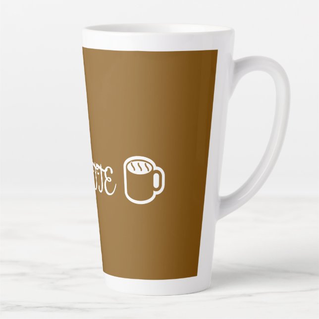 Café Latte Taza de regalo (Derecha)