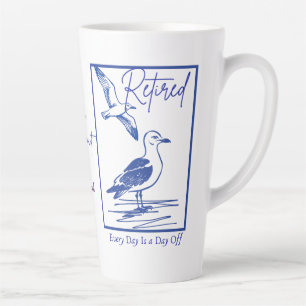 Café Latte Taza de regalo para jubilados viajeros