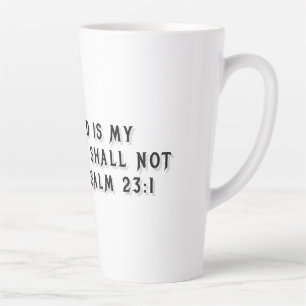 Café Latte Taza de regalo Salmo 23:1