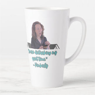 Café Latte Taza de Tiempo en Silencio