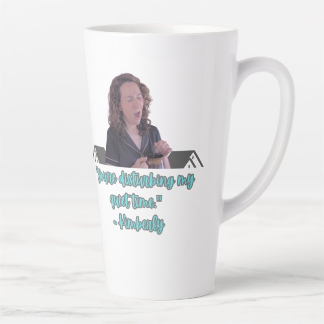 Café Latte Taza de Tiempo en Silencio (Derecha)
