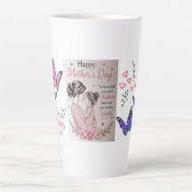 Taza del Día de la Madre Mariposa Feliz