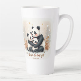 Café Latte Taza del Día de Navidad para Mamá que Ama