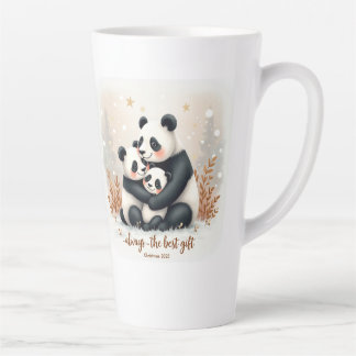 Café Latte Taza del Día de Navidad para Mamá que Ama