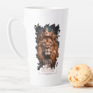 Café Latte Taza Diseño de León