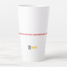 Taza divertida para amantes de perros - Trabajo du