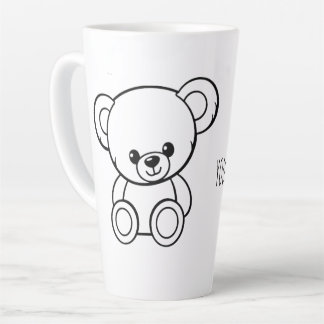 CAFÉ LATTE TAZA EDITABLE DE PERSONAJE
