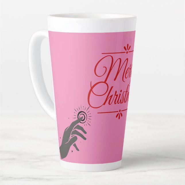 Café Latte Taza Excelente Regalos de Navidad  (Ángulo izquierdo)
