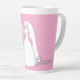 Café Latte Taza para Desayuno de Novia
