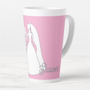 Café Latte Taza para Desayuno de Novia