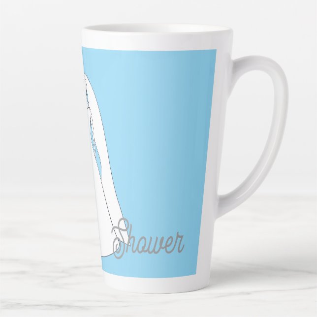 Café Latte Taza para Desayuno de Novia (Derecha)