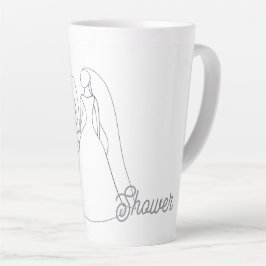Café Latte Taza para Desayuno de Novia