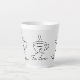 Café Latte Taza pequeña para grandes momentos de té