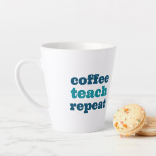 Café Latte Taza Personalizada de Agradecimiento para Maestros