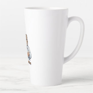 Café Latte Taza personalizada de científico de gato Scottish