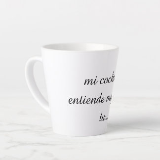 Café Latte taza vilianes de humor 