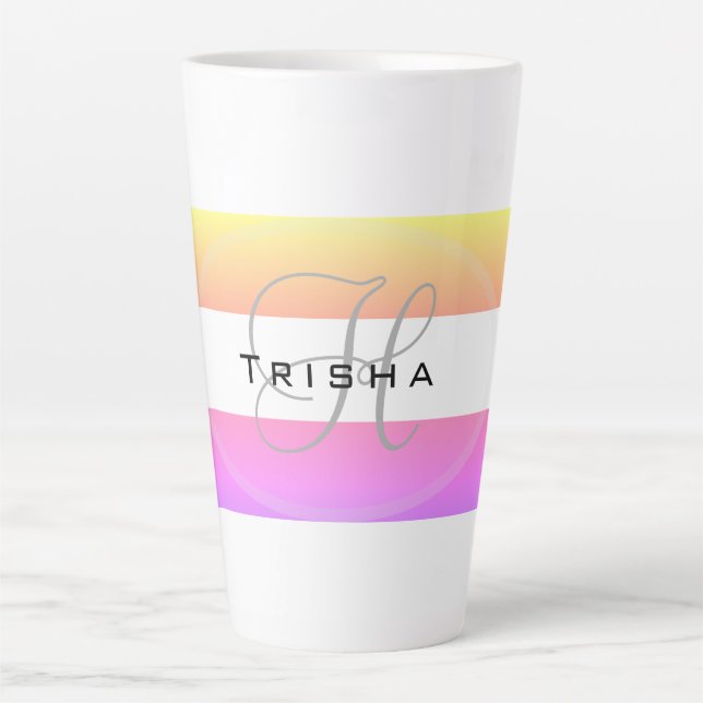 Café Latte tazón de taza (Anverso)