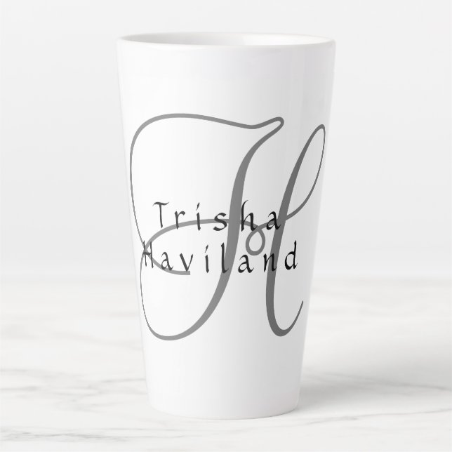 Café Latte tazón de taza (Anverso)