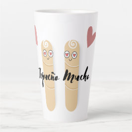 Café Latte Tequeño Mucho Coffee Mug, Taza de cafe