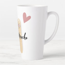 Café Latte Tequeño Mucho Coffee Mug, Taza de cafe