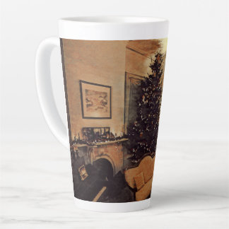 Café Latte Una taza de Navidad