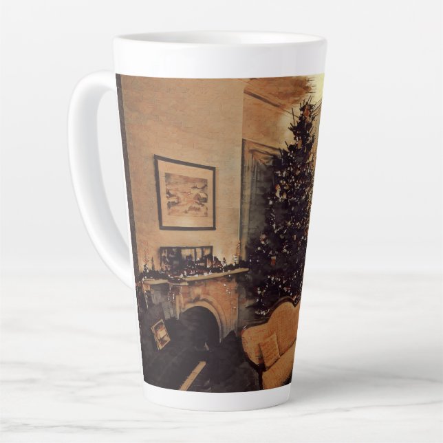 Café Latte Una taza de Navidad (Ángulo izquierdo)