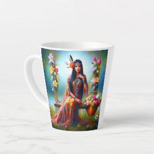 Café Latte Una taza llena de amor y luz