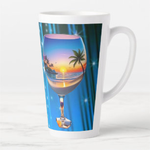 Café Latte Vendido por  Tamaño de taza de latte: Taza de latt