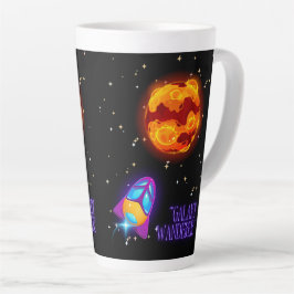 Café Latte Viajero de la Galaxia Taza aislada