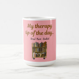 Café Leer Más Libros – Taza para Amantes de los Libros 