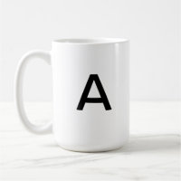 Letra la taza de A