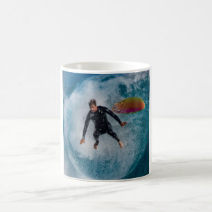 Café Limpieza de surfista en The Wedge - Taza