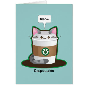 Café lindo del gato