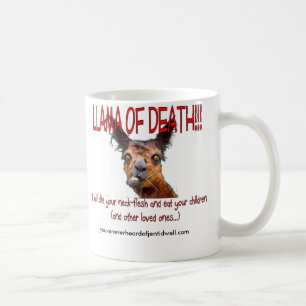 Café ¡Llama de la muerte! Taza