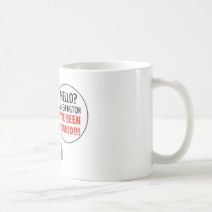 Café llamada de la taza de Washington