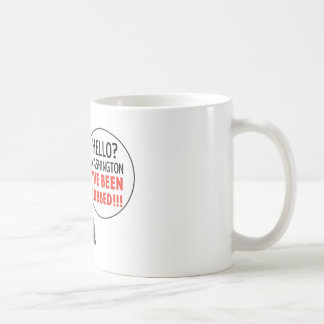 Café llamada de la taza de Washington
