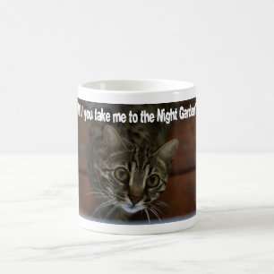 Café "Lléveme taza del jardín de la noche"