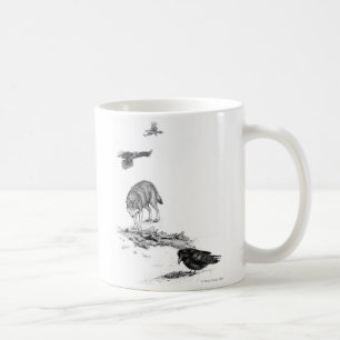 Café Lobo y taza de los cuervos