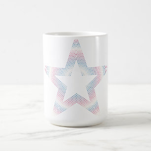 Café logotipo de estrella en taza