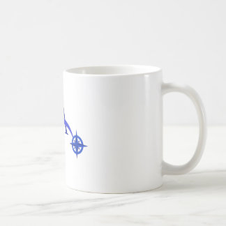 Café Logotipo de la nave: Taza ascendente del logotipo