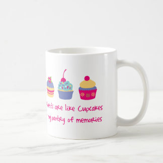 Café Los amigos son como la taza de las magdalenas