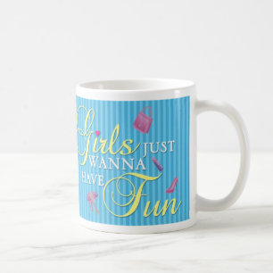 Café Los chicas apenas quieren tener taza Ella de la