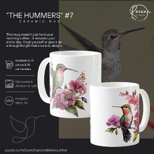Café "Los Colibríes" #7 Taza de cerámica de colibríes